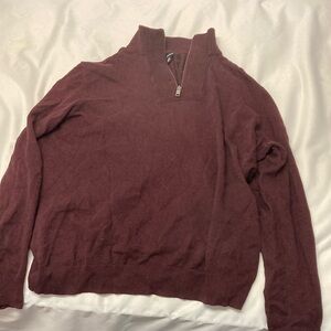 Large Alfani sweater quarter zip